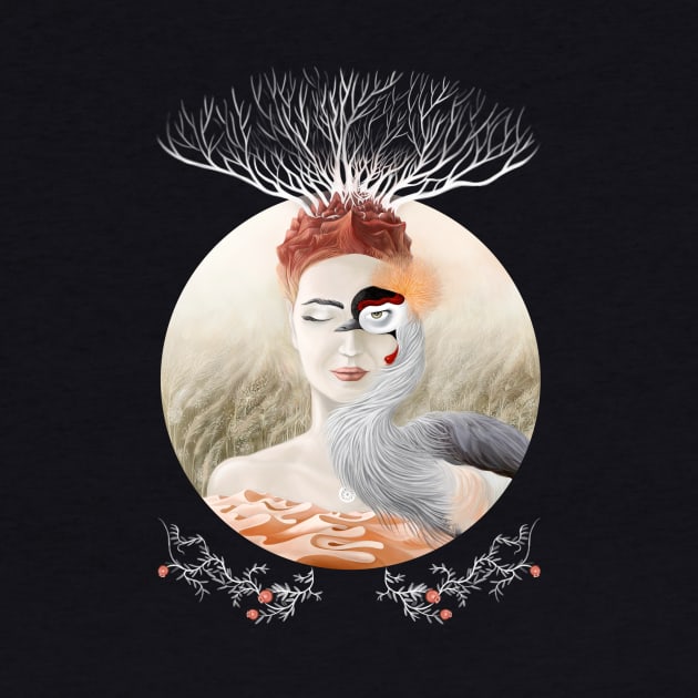 Bird of cranes by ruta13art